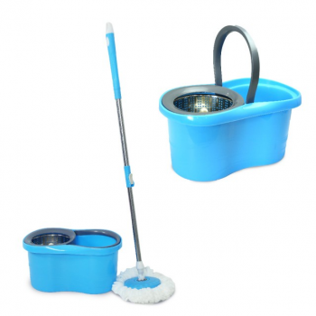 OVANA เซ็ทไม้ถูพื้น พร้อมถัง รุ่น Small Waist Set_สีฟ้า (ฟรีค่าจัดส่ง)